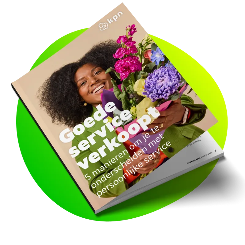 Omslag van het eBook Goede service verkoopt over betere bereikbaarheid voor ondernemers